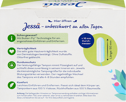 Tampons Super Plus Jessa