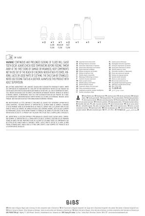 Babyflaschen Set 10tlg, von Geburt an BIBS