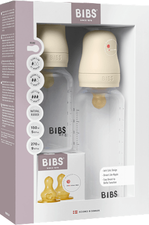 Babyflaschen Set 10tlg, von Geburt an BIBS