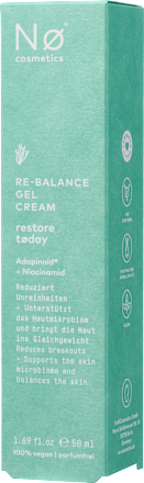 Gesichtscreme Gel Nø restore tøday Re-Balance NØ cosmetics