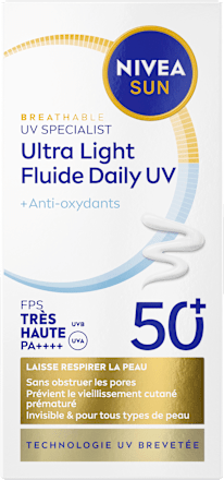Sonnenfluid Gesicht invisible daily LSF 50+ NIVEA SUN