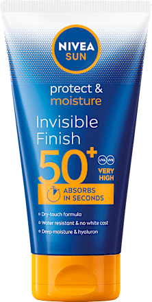 Átlátszó naptej FF50+ NIVEA SUN