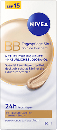 BB Creme Essentials 5in1 mittlerer bis dunkler Hauttyp, LSF 15 NIVEA