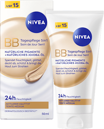 BB Creme Essentials 5in1 mittlerer bis dunkler Hauttyp, LSF 15 NIVEA
