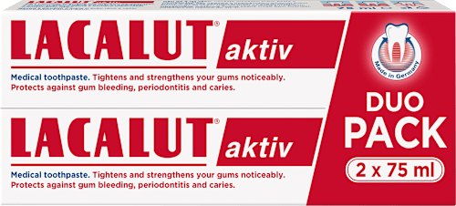 Pasta za zube aktiv – duopack (2x75 ml) LACALUT