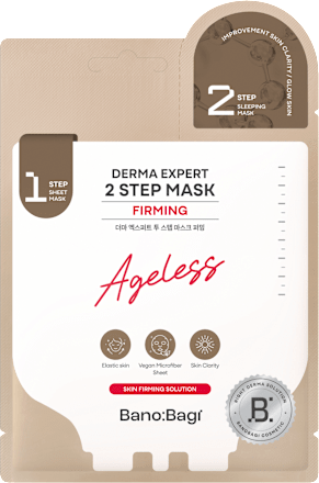 Firming textilní pleťová maska DERMA EXPERT 2 STEP MASK Ageless Bano:Bagi