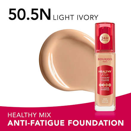 Фон дьо тен Healty Mix Anti-Fatigue, Nr. 50.5N Light Ivory BOURJOIS PARIS