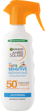 Kids sprej na opalování Sensitive Advanced SPF50+ GARNIER AMBRE SOLAIRE