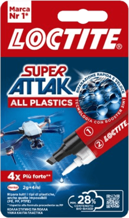 Super Attack ALL PLASTICS Loctite