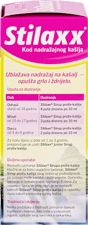 Sirup protiv kašlja Stilaxx