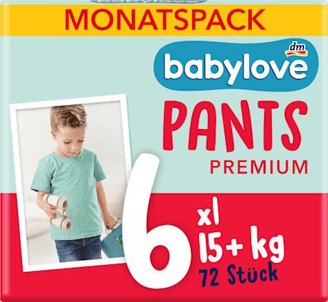 Baby Pants Premium Gr. 6 XL (15+ kg) Monatspack babylove