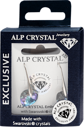 Jewellery naušnice sa Swarovski kristalima - Hologram ALP CRYSTAL Jewellery