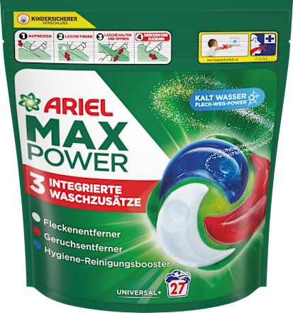 Vollwaschmittel Pods Max Power ARIEL