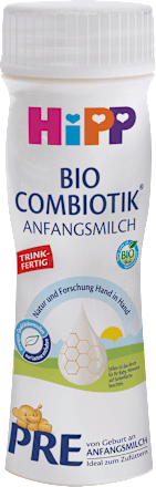 Anfangsmilch Pre Combiotik trinkfertig von Geburt an HiPP