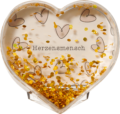 Foto Schüttel-Herz Glitzer Paradies