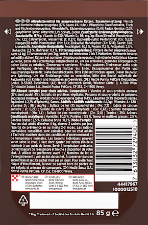 Nassfutter Katze mit Huhn & Spinat, a la Carte Purina Gourmet