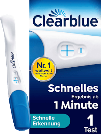 Schwangerschaftstest Schnell - ab 1 Minute Clearblue