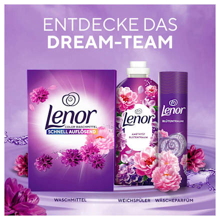 Colorwaschmittel Pulver Blütentraum Lenor