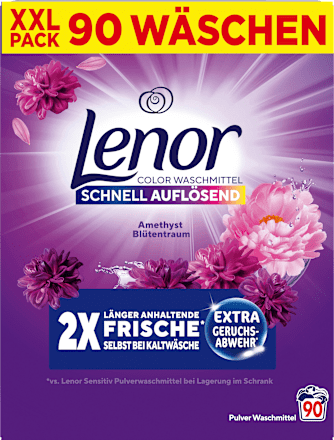 Colorwaschmittel Pulver Blütentraum Lenor