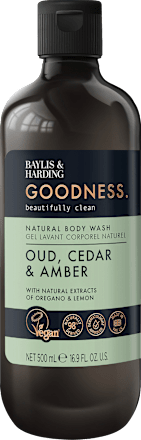 Duschgel Goodness Oud, Cedar & Amber Baylis & Harding