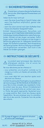 Extrem Haaraufheller - Nr. L1++ Schwarzkopf Blonde