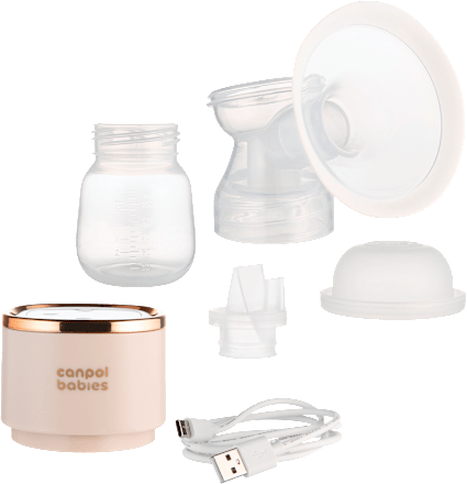 přenosná elektrická odsávačka mateřského mléka powerPUMP Canpol babies