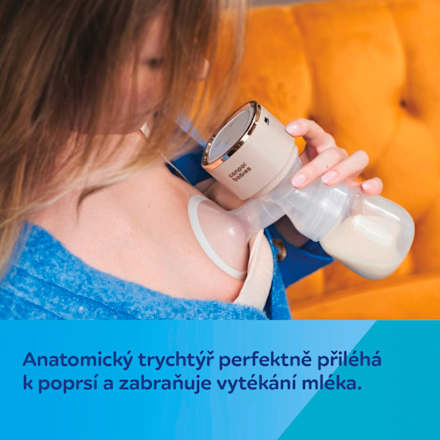 přenosná elektrická odsávačka mateřského mléka powerPUMP Canpol babies