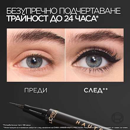 Очна линия Haut Precision, Nr. 10 Noir Silk L'ORÉAL PARiS