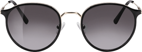 sluneční brýle, kulaté černé SUNDANCE