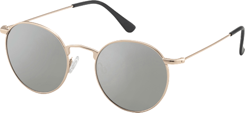 sluneční brýle, kulaté se zlatými obroučkami SUNDANCE