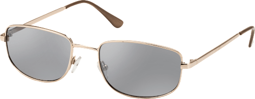 sluneční brýle, hranaté zlaté SUNDANCE