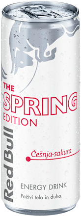 Energijska pijača z okusom češnje in sakure The Spring Edition Red Bull