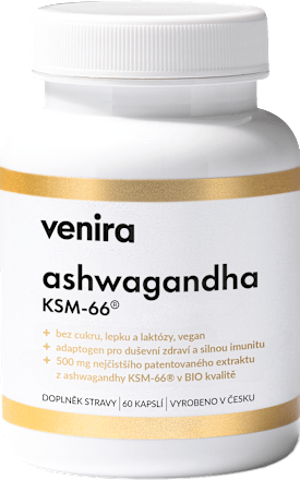 kapsle ashwagandha KSM-66 venira