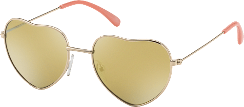 dětské sluneční brýle, tvar srdce zlaté SUNDANCE