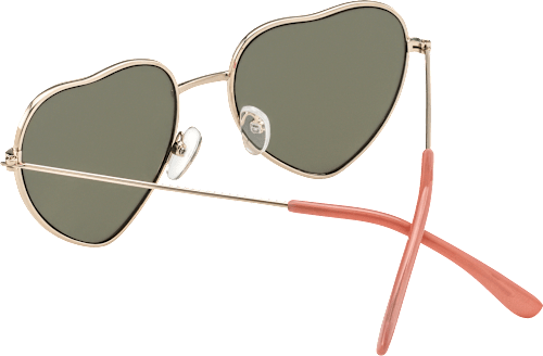 dětské sluneční brýle, tvar srdce zlaté SUNDANCE