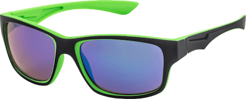 dětské sluneční brýle, sportovní černo-zelené SUNDANCE