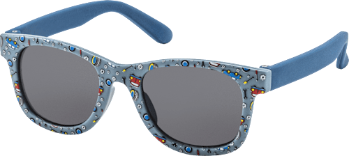 Detské slnečné okuliare - modré so autíčkami SUNDANCE