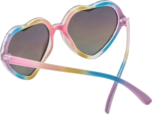 Sonnenbrille Kinder pastellfarben Herzform SUNDANCE
