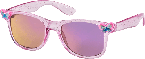 sluneční brýle dětské, růžové s motýlky SUNDANCE