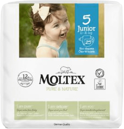 pleny Pure & Nature velikost 5 Junior Moltex