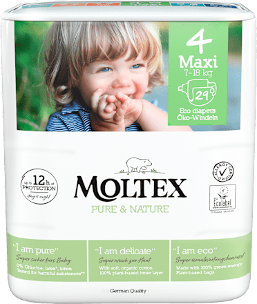pleny Pure & Nature velikost 4 Maxi Moltex