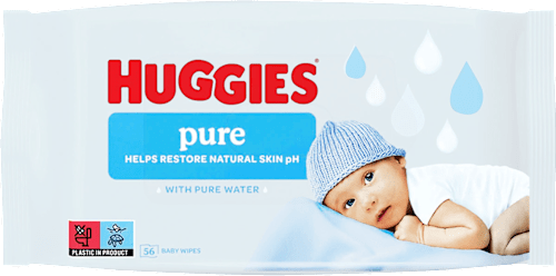 Șervețele umede PURE pentru copii Huggies
