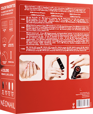 Nageldesign-Zubehör Starter Set Color Favorites NÉONAIL