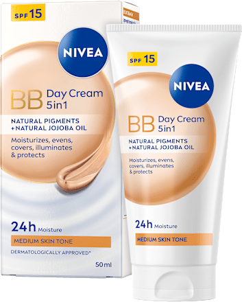 BB 5u1 dnevna krema – srednji ton kože, SPF 15 NIVEA