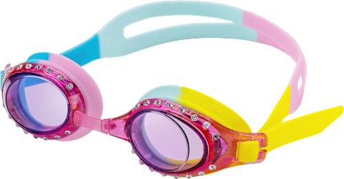 Schwimmbrille Kinder bunt mit Strasssteinchen SUNDANCE