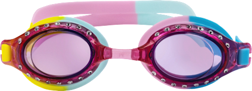 Schwimmbrille Kinder bunt mit Strasssteinchen SUNDANCE