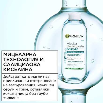 Мицеларна вода Salicylic GARNIER SKIN NATURALS