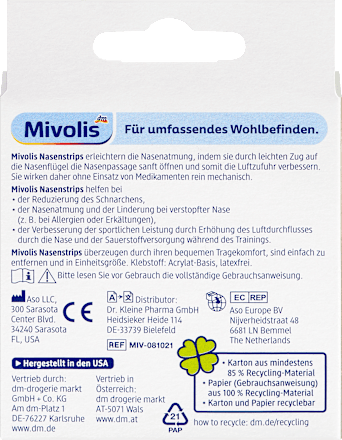 Nasenstrips Mivolis