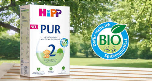 Folgemilch 2 Pur nach dem 6. Monat HiPP