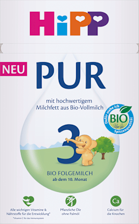 Folgemilch 3 Pur ab dem 10. Monat HiPP